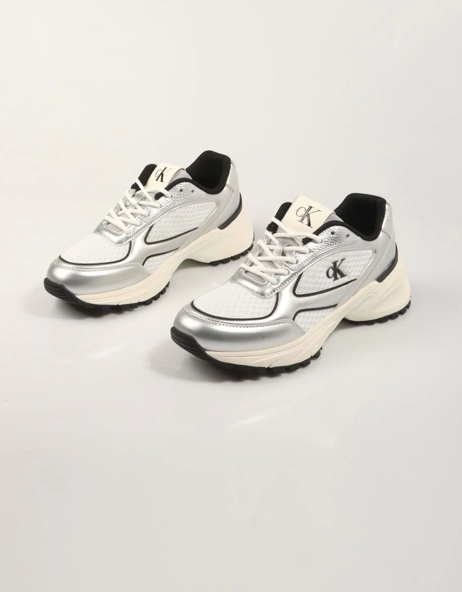 CALVIN KLEIN HIKE RUNNER LACEUP MESH MIX MET 89459 - Image 2
