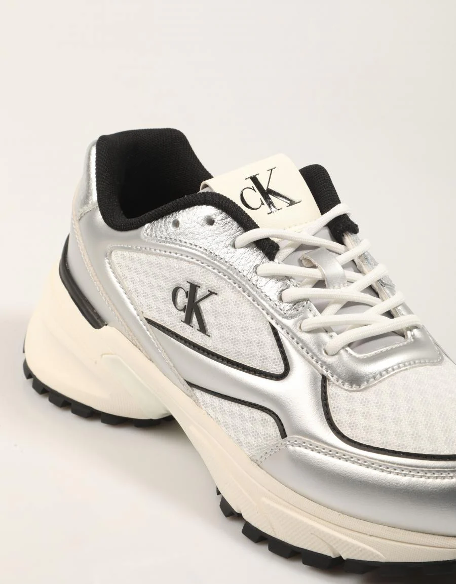 CALVIN KLEIN HIKE RUNNER LACEUP MESH MIX MET 89459 - Image 5