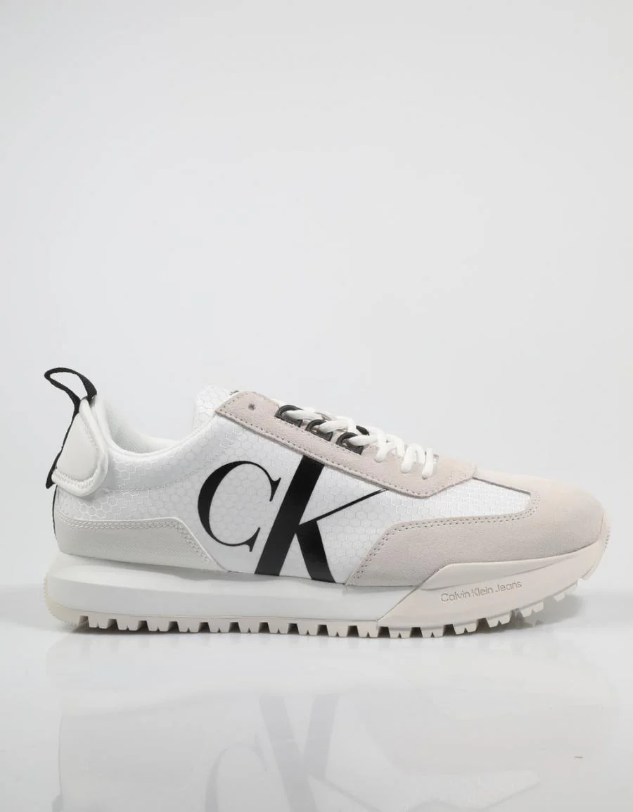 CALVIN KLEIN NEW RETRO RUNNER LACEUP R POLY 79555