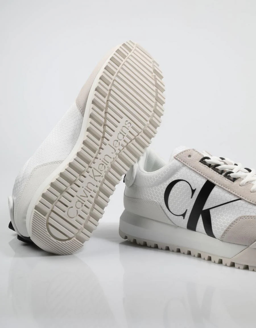 CALVIN KLEIN NEW RETRO RUNNER LACEUP R POLY 79555 - Image 4