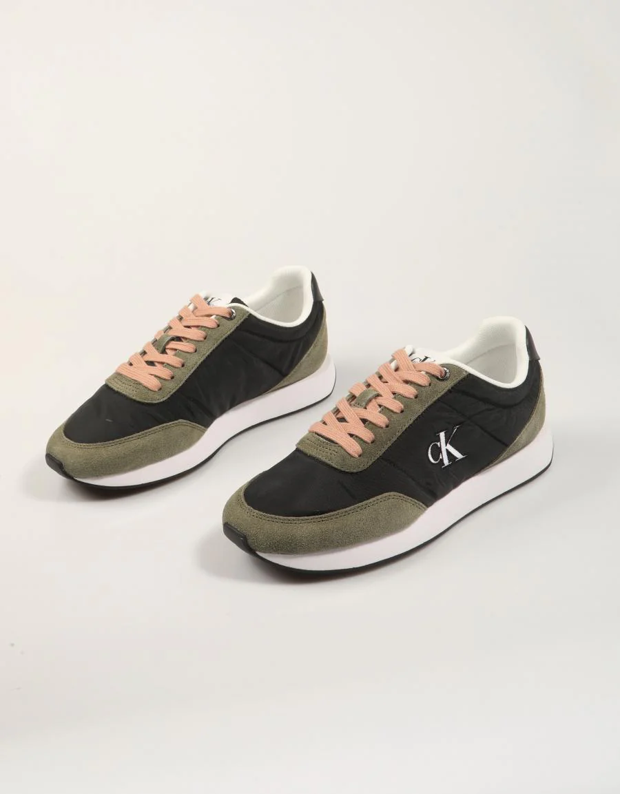 CALVIN KLEIN RETRO RUNNER  LACE UP NYLON MG 88325 - Image 2