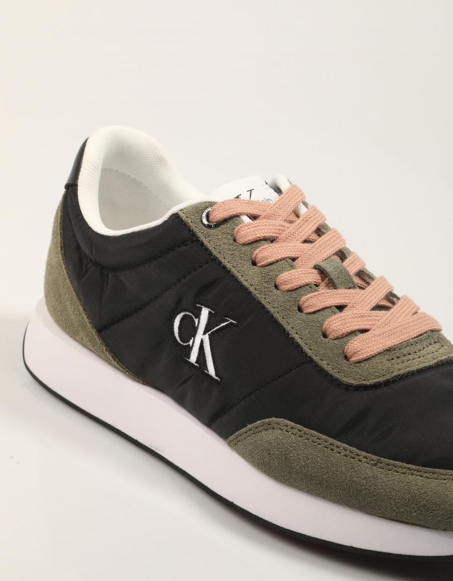 CALVIN KLEIN RETRO RUNNER  LACE UP NYLON MG 88325 - Image 5