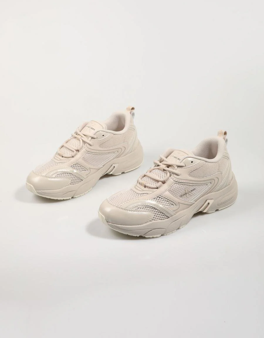 CALVIN KLEIN RETRO TENNIS LOW LACE MH ML MTL 85602 - Image 2