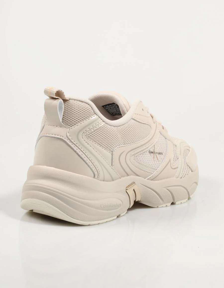 CALVIN KLEIN RETRO TENNIS LOW LACE MH ML MTL 85602 - Image 3