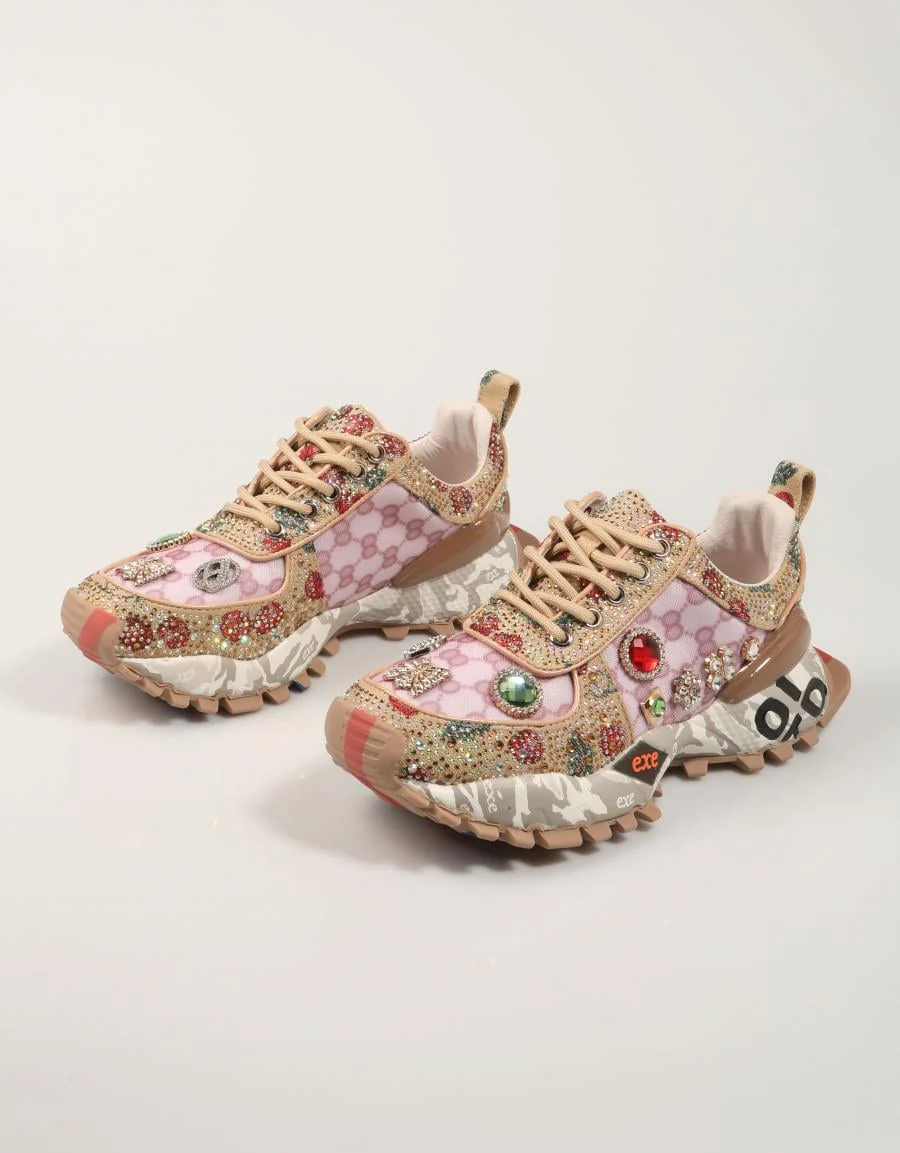 EXE SNEAKER PINK/TAUPE SY24-6 89997 - Image 2