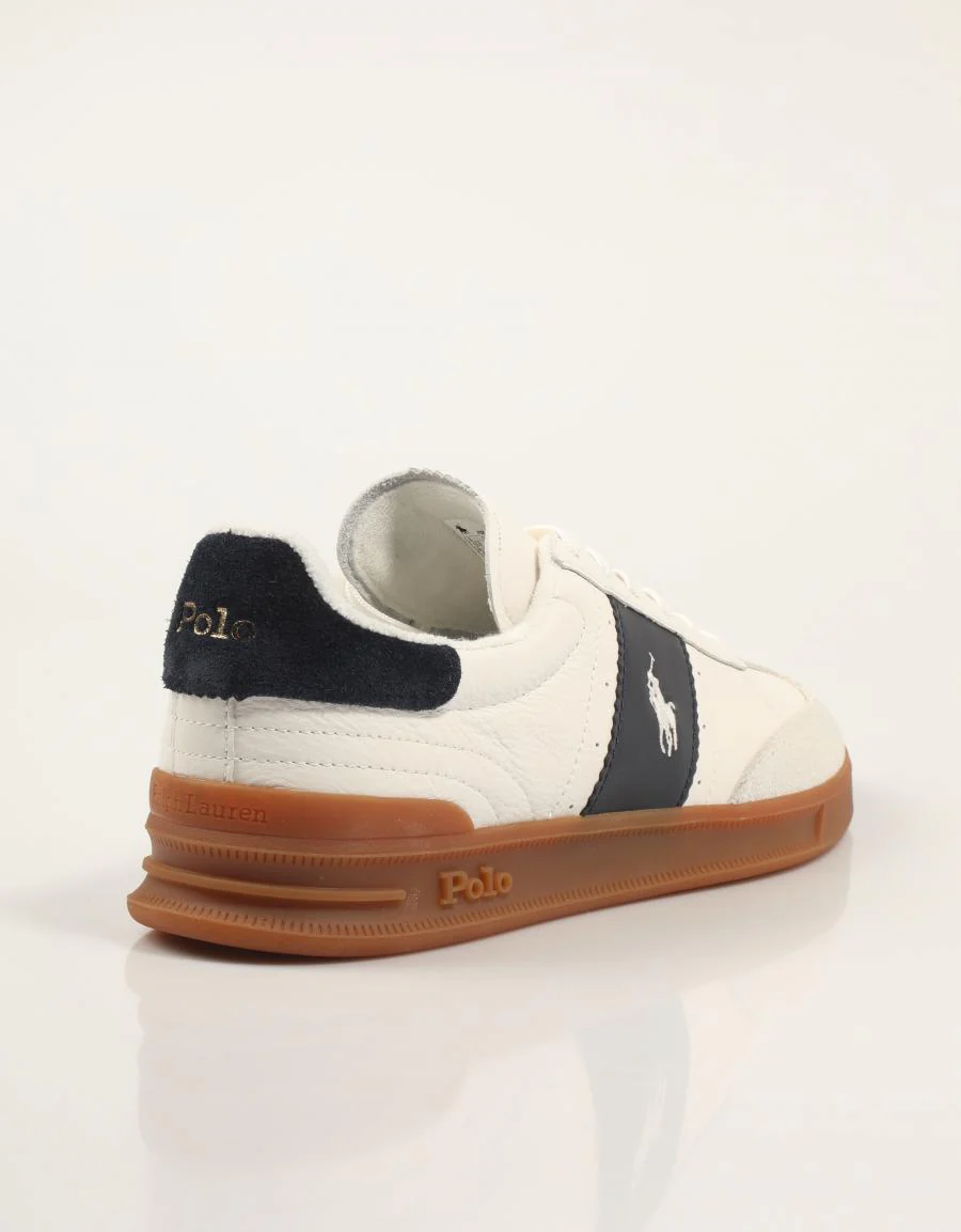 POLO RALPH LAUREN HERITAGE AERA PP LEATHER/SUEDE 88547 - Image 3