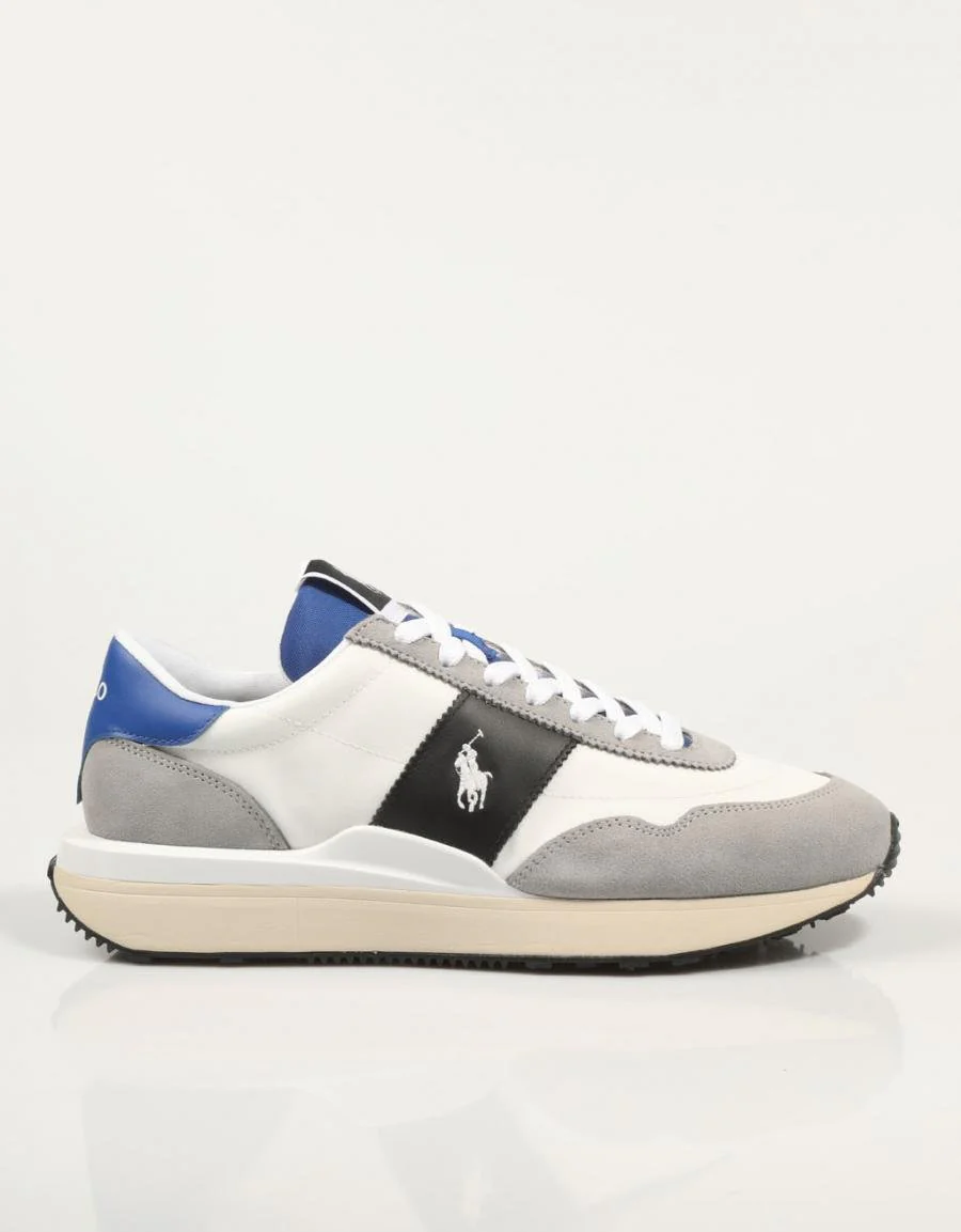 POLO RALPH LAUREN TRAIN 89 SUEDE-PANELED SNEAKER 85493
