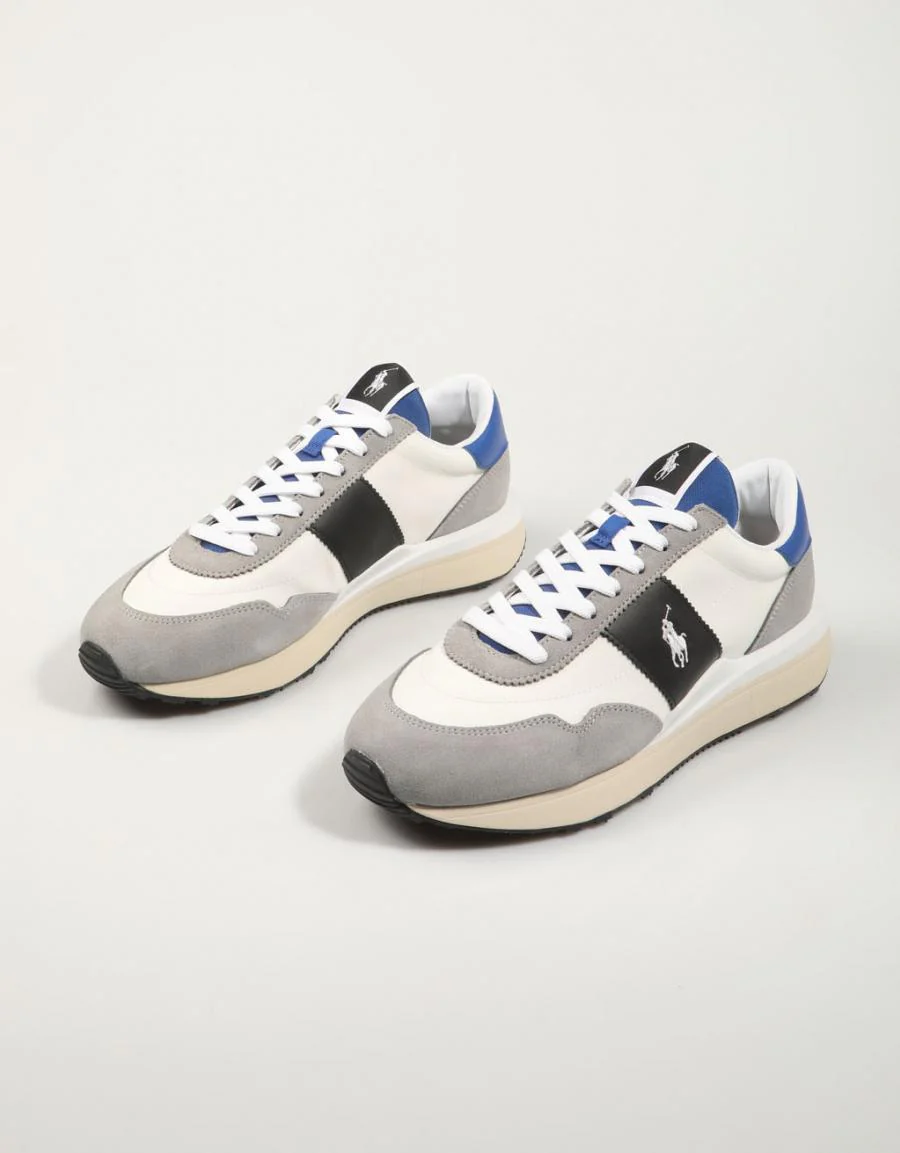 POLO RALPH LAUREN TRAIN 89 SUEDE-PANELED SNEAKER 85493 - Image 2