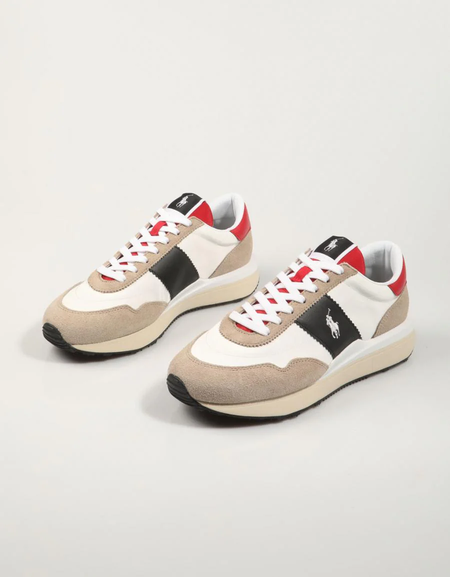 POLO RALPH LAUREN TRAIN 89 SUEDE-PANELED SNEAKER 85494 - Image 2