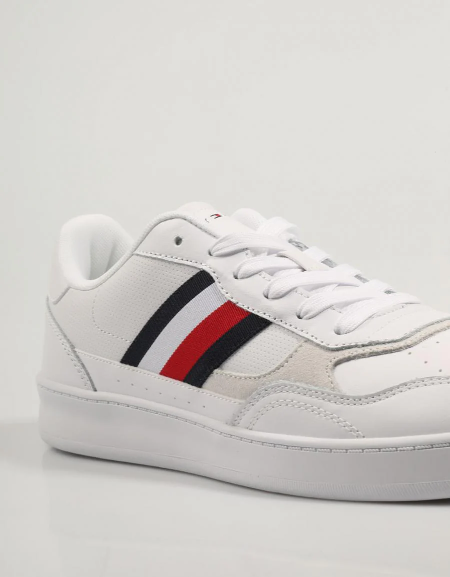 TOMMY HILFIGER COURT CUPSOLE RETRO LTH STRIPES 83062 - Image 5