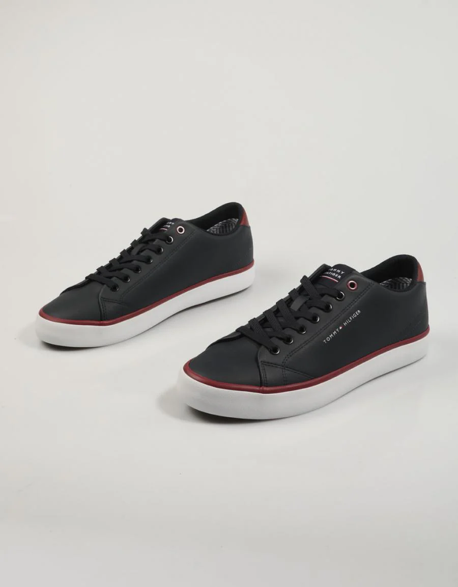TOMMY HILFIGER TH HI VULC CORE LOW LEATHER 83053 - Image 2